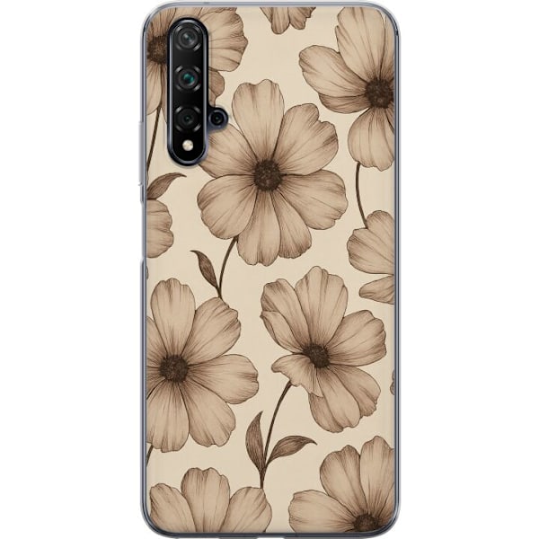 Huawei nova 5T Gjennomsiktig deksel Pastel Rush
