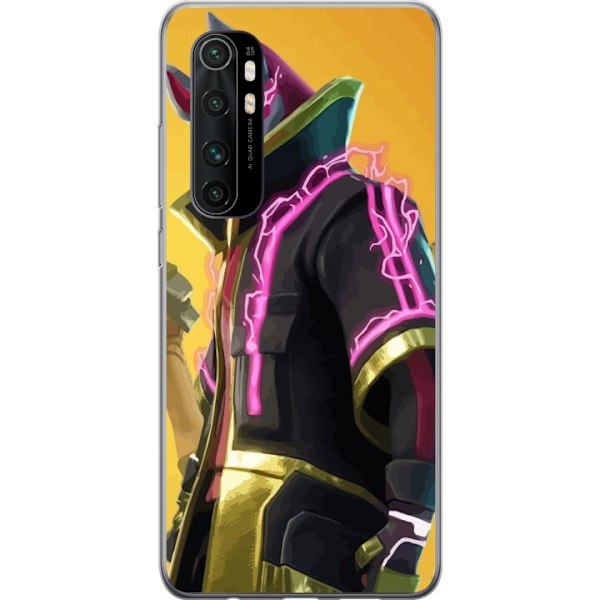 Xiaomi Mi Note 10 Lite Gennemsigtig cover Fortnite