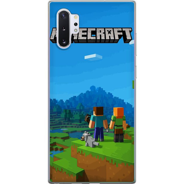 Samsung Galaxy Note10+ Läpinäkyvä kuori Minecraft Key Art