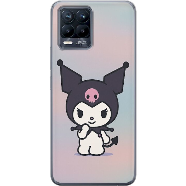 Realme 8 Gjennomsiktig deksel Kawaii Sanrio Kuromi