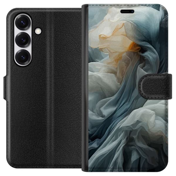 Kompatibel Tegnebogsetui til Samsung Galaxy S25 Silke