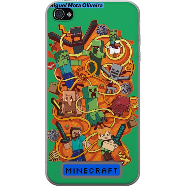 Apple iPhone 4s Gennemsigtig cover Minecraft