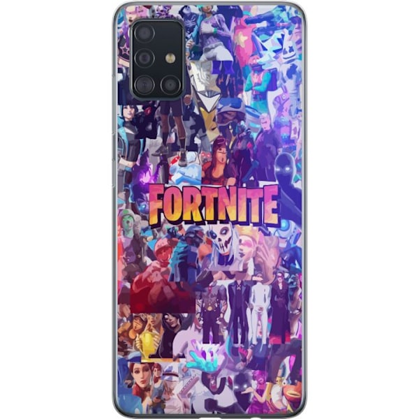 Samsung Galaxy A51 Gennemsigtig cover Fortnite