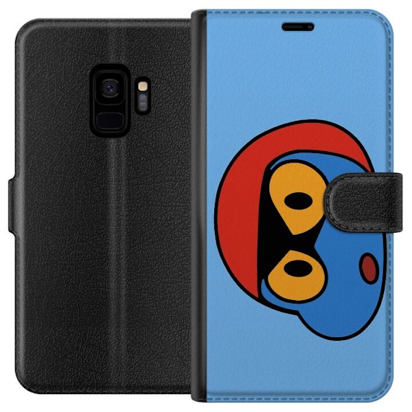 Samsung Galaxy S9 Tegnebogsetui Bold Bot Head