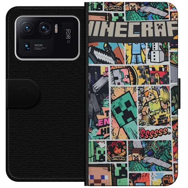 Xiaomi Mi 11 Ultra Tegnebogsetui Minecraft Kunst