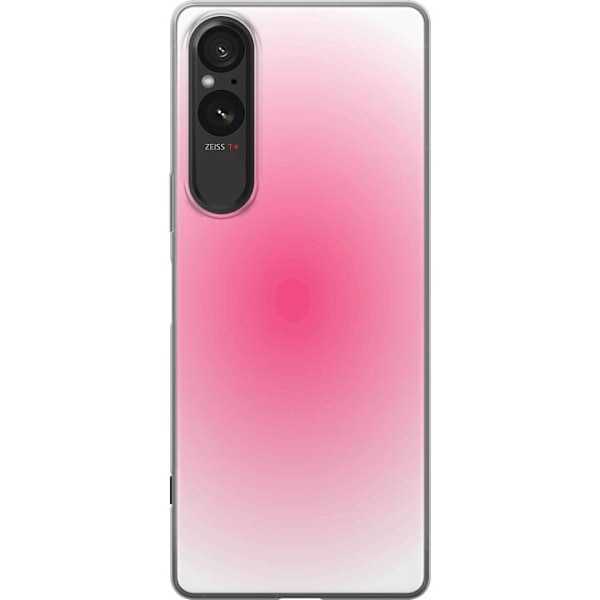 Sony Xperia 5 V Genomskinligt Skal Rosa Moln