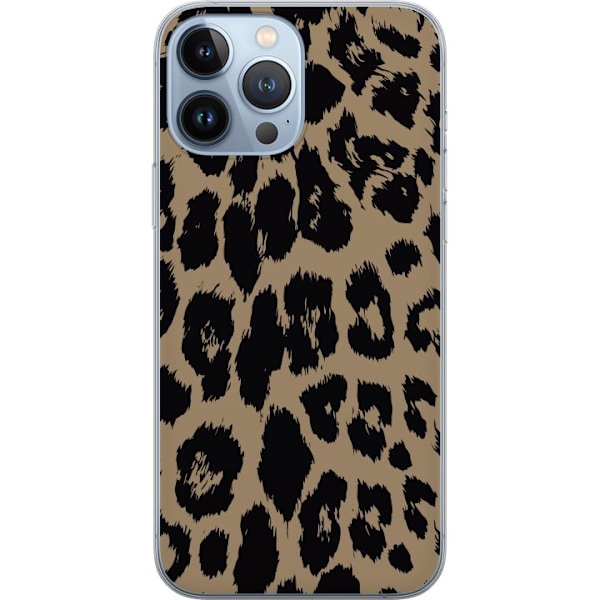 Apple iPhone 13 Pro Max Gennemsigtig cover Leopard