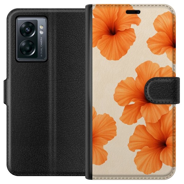 OnePlus Nord N300 Lompakkokotelo Papaya Punch
