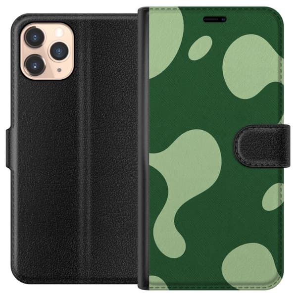 Kompatibel Tegnebogsetui til Apple iPhone 11 Pro Matcha-smeltning grøn