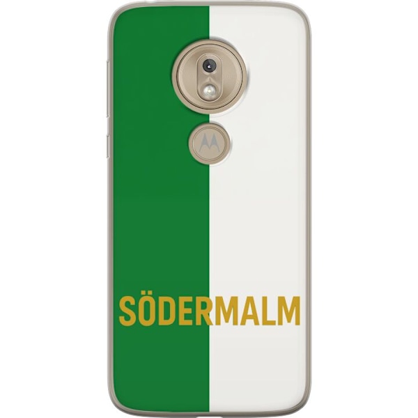 Motorola Moto G7 Play Läpinäkyvä kuori Södermalm - jalkapallo