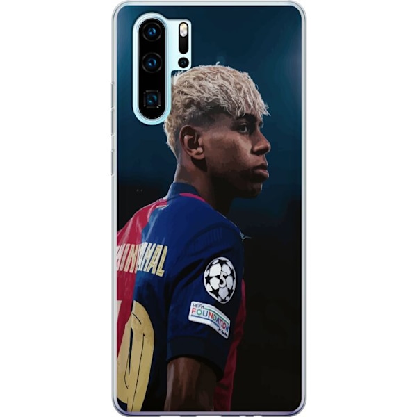 Huawei P30 Pro Läpinäkyvä kuori Lamine Yamal - Barcelonan i