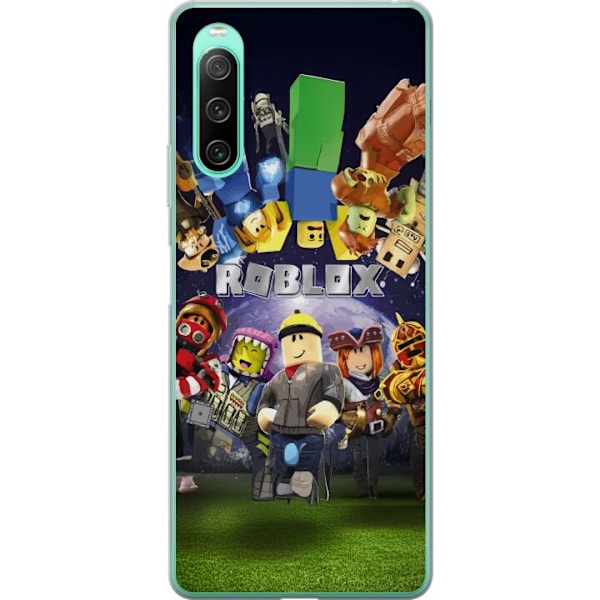 Sony Xperia 10 IV Läpinäkyvä kuori Roblox Maailma - Pelaamisseikkailu Lapsille ja Nuorille