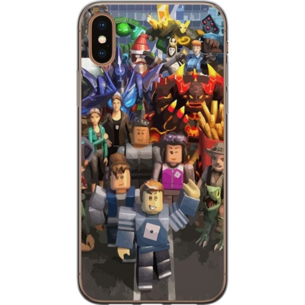 Apple iPhone XS Max Gennemsigtig cover Roblox