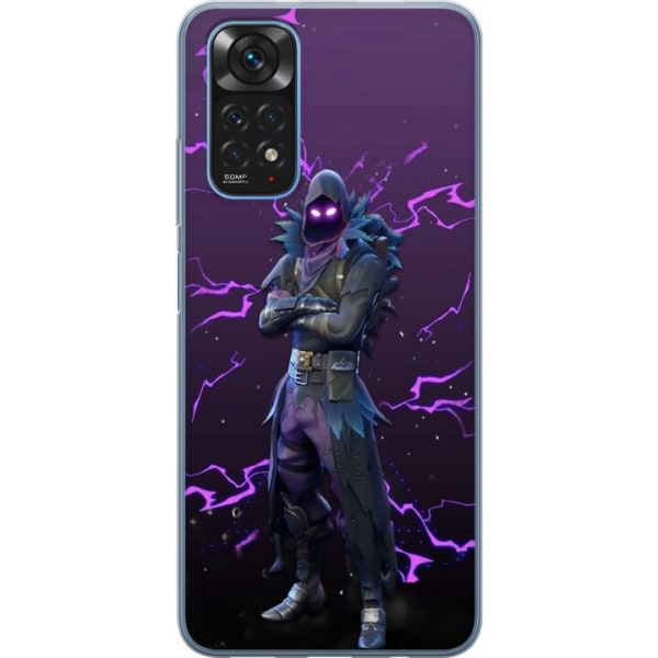 Xiaomi Redmi Note 11 Genomskinligt Skal Raven Fortnite Thunder