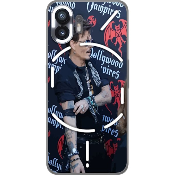 Nothing Phone (2) Gjennomsiktig deksel Johnny Depp