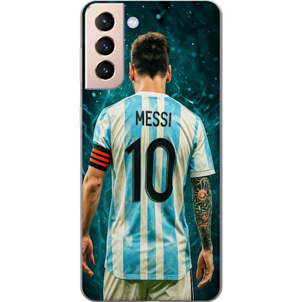 Samsung Galaxy S21 Läpinäkyvä kuori Messi