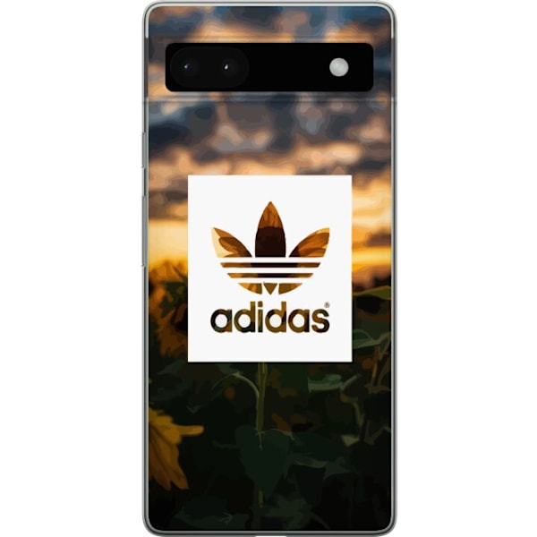 Google Pixel 6a Läpinäkyvä kuori Adidas