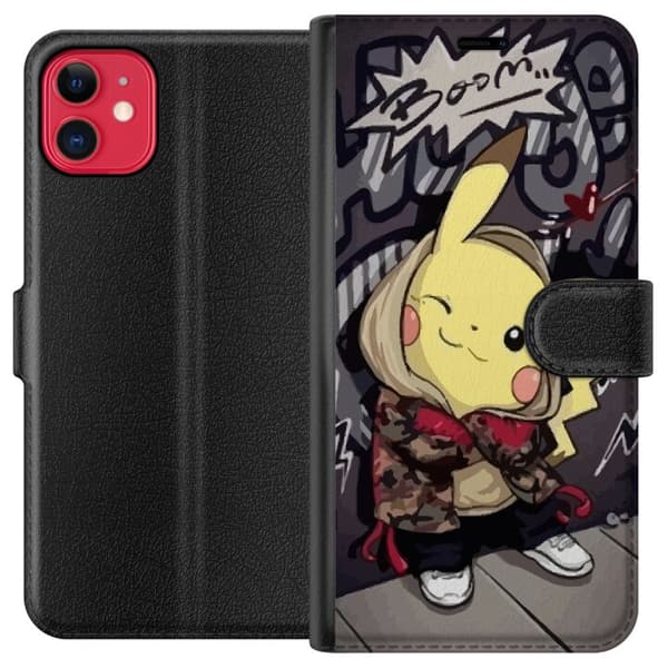 Kompatibel Tegnebogsetui til Apple iPhone 11 Pokemon