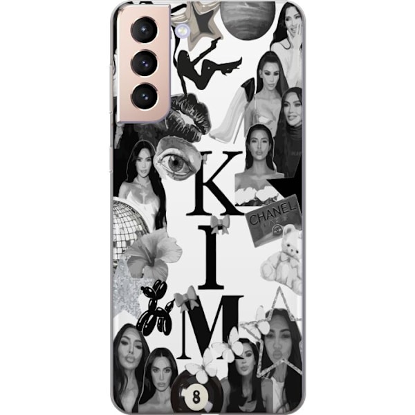 Samsung Galaxy S21 Läpinäkyvä kuori Kim Kardashian – Aesthetic Look 2025