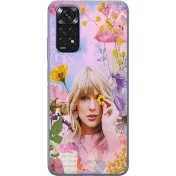 Xiaomi Redmi Note 11S Läpinäkyvä kuori Taylor Swift