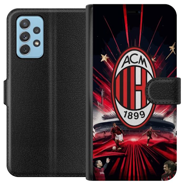 Samsung Galaxy A72 5G Plånboksfodral AC Milan