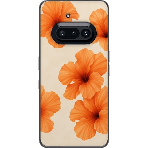 Nothing Phone (3a) Gjennomsiktig deksel Papaya Punch