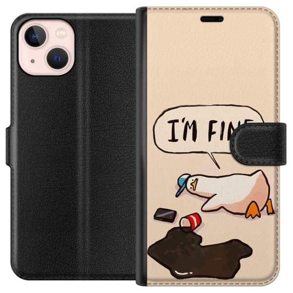 Kompatibelt Plånboksfodral till Apple iPhone 13 mini Full Anka