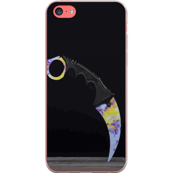 Apple iPhone 5c Gennemsigtig cover Karambit / Butterfly / M9 B