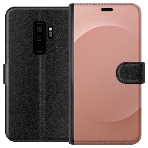 Kompatibelt Plånboksfodral till Samsung Galaxy S9+ Rosa Prick