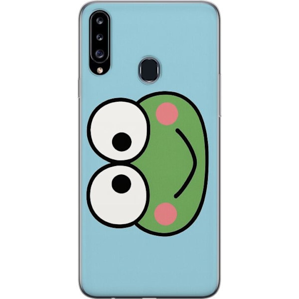 Samsung Galaxy A20s Läpinäkyvä kuori Keroppi Smile