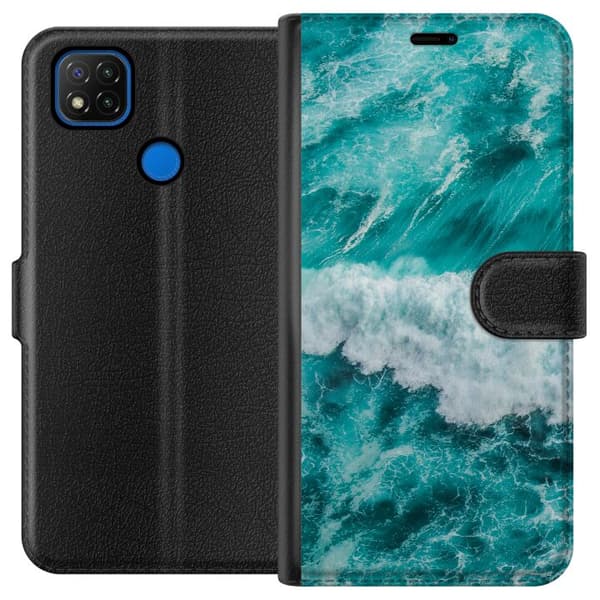 Kompatibel Tegnebogsetui til Xiaomi Redmi 9C Ocean