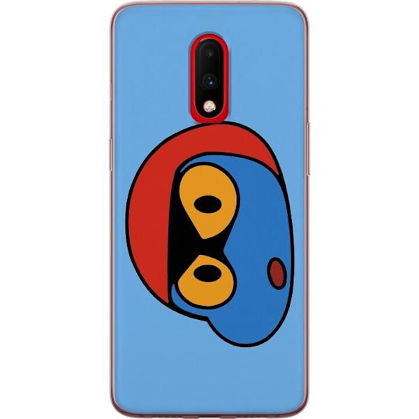 OnePlus 7 Genomskinligt Skal Bold Bot Head