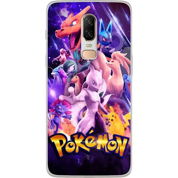 OnePlus 6 Genomskinligt Skal Pokemon