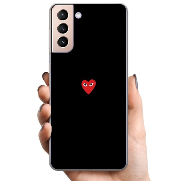 Samsung Galaxy S21 TPU Mobilskal Heart