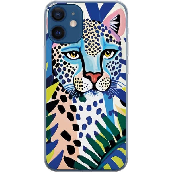 Kompatibel Mobilcover til Apple iPhone 12 mini Livlig Leopard