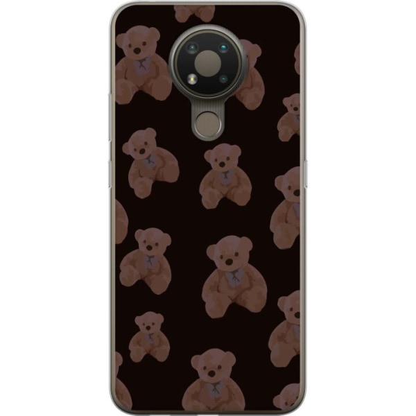 Nokia 3.4 Gennemsigtig cover En bjørn flere bjørne
