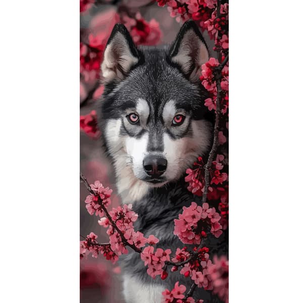 Kompatibelt Plånboksfodral till Apple iPhone 13 Pro Varg Röda Ögon Djur Wolf Mystisk
