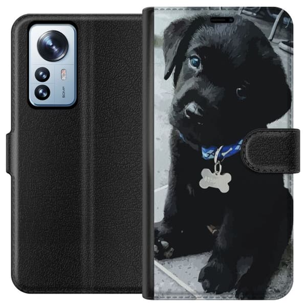 Kompatibel Tegnebogsetui til Xiaomi 12 Pro Hvalp