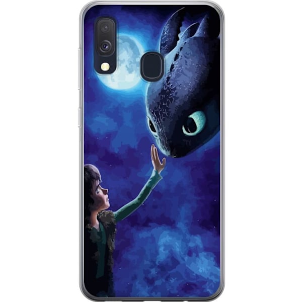 Samsung Galaxy A40 Gennemsigtig cover Dragetræneren