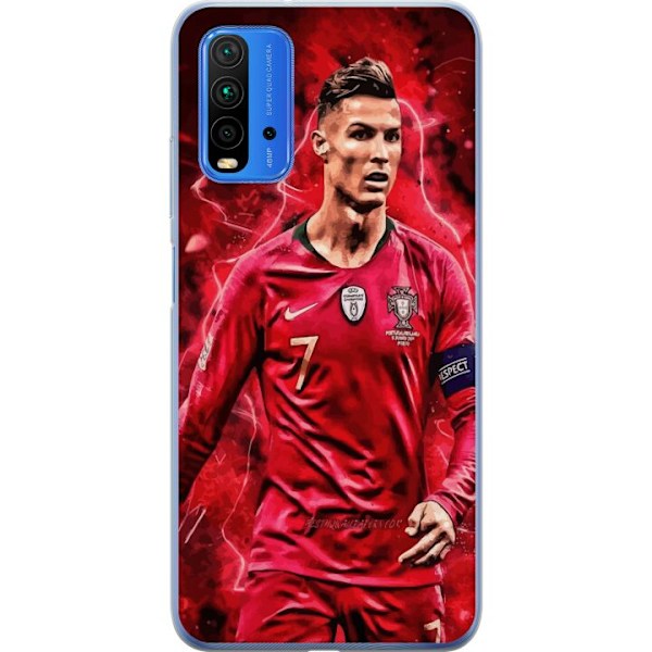 Xiaomi Redmi 9T Genomskinligt Skal Ronaldo Skills – CR7 Design för Äkta Supporters