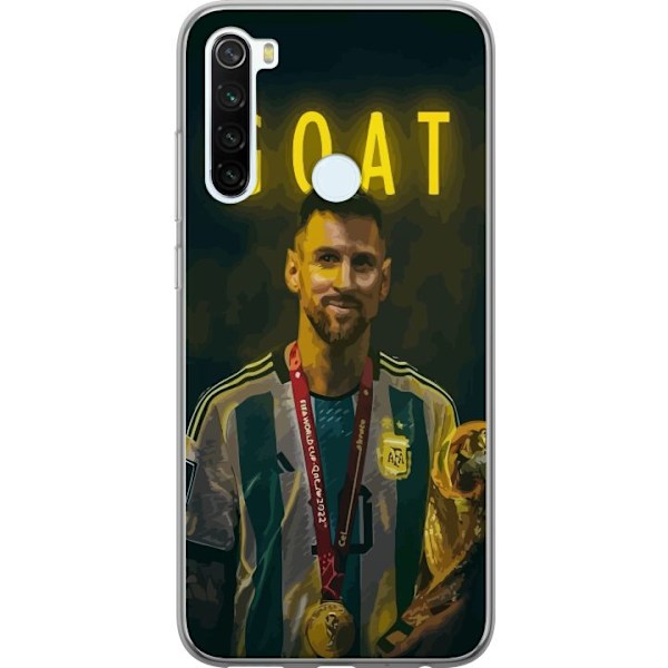 Xiaomi Redmi Note 8 Gjennomsiktig deksel Geit Messi