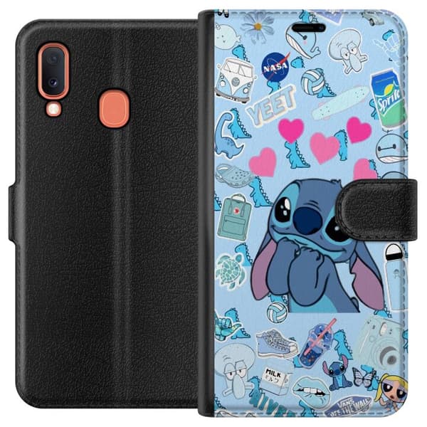 Kompatibelt Lommeboketui til Samsung Galaxy A20e Strikk