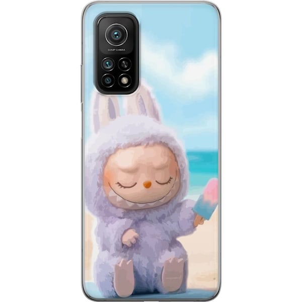 Xiaomi Mi 10T Pro 5G Läpinäkyvä kuori Labubu Vaaleanpunainen Tunnelma