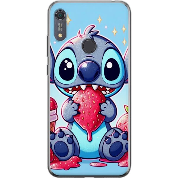 Huawei Y6s (2019) Läpinäkyvä kuori  Stitch mansikka