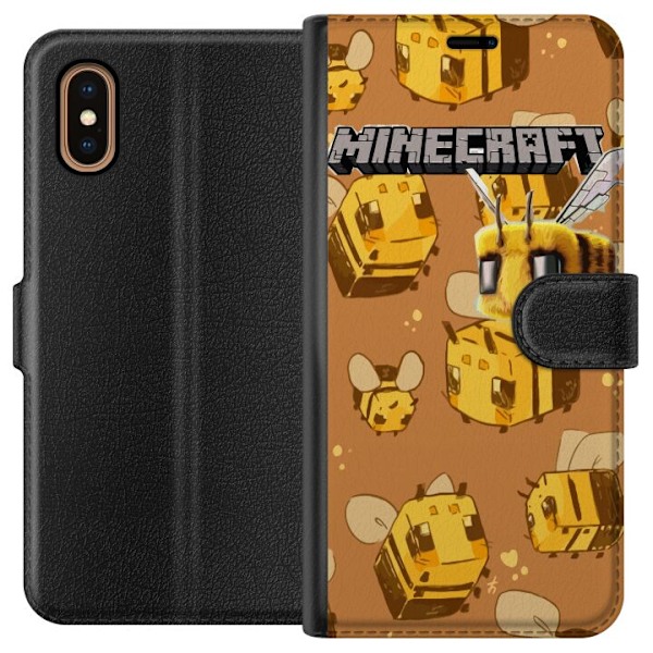 Apple iPhone XS Max Plånboksfodral Minecraft Bi