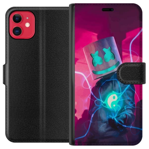 Kompatibel Tegnebogsetui til Apple iPhone 11 Marshmello Fortnite