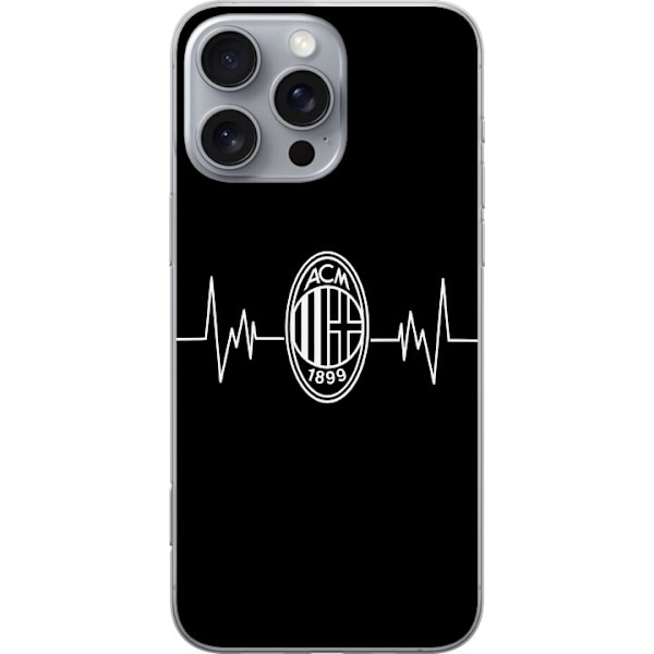 Apple iPhone 16 Pro Max Gennemsigtig cover AC Milan