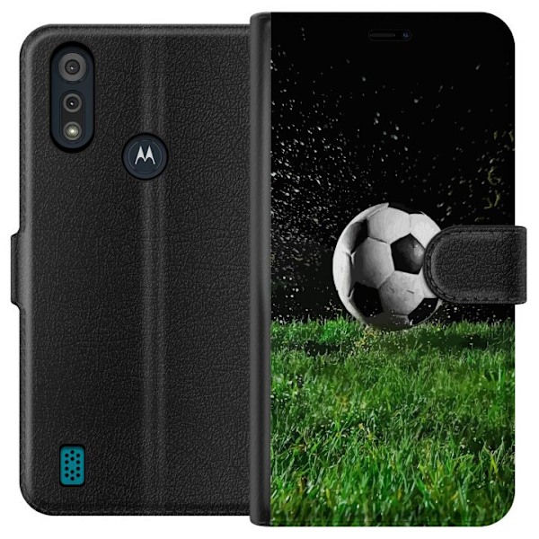 Motorola Moto E6i Plånboksfodral Fotboll Action