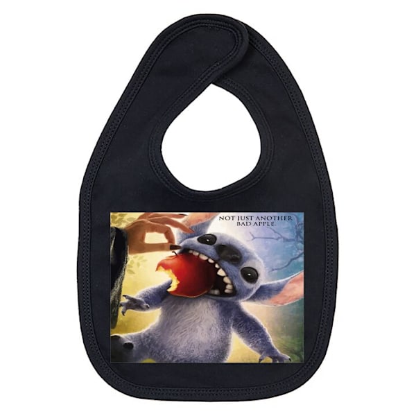 Baby Hagesmæk Stitch | Dåligt äpple Sort one size
