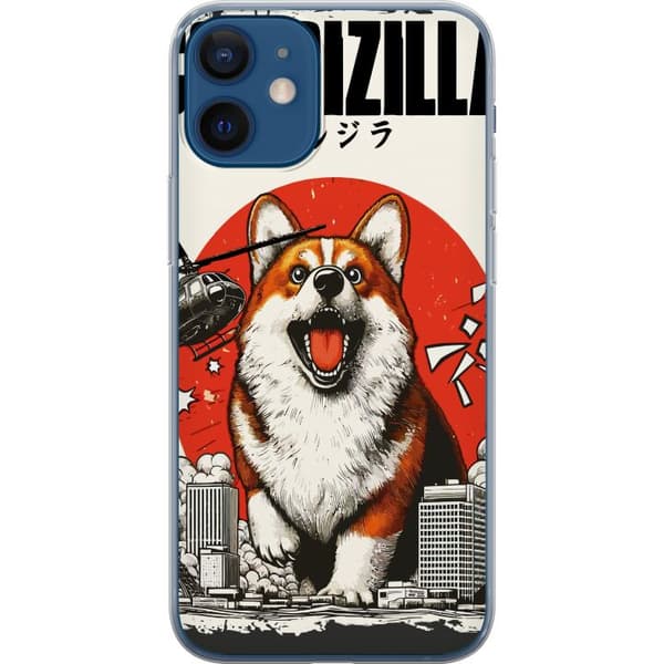 Kompatibelt Mobilskal till Apple iPhone 12 Corgizilla
